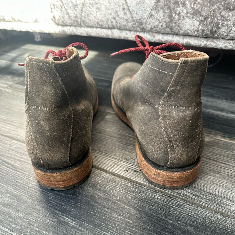 Frye Men’s Suede Leather Boots Lace Up  Boots Size 12 D - Picture 8 of 13